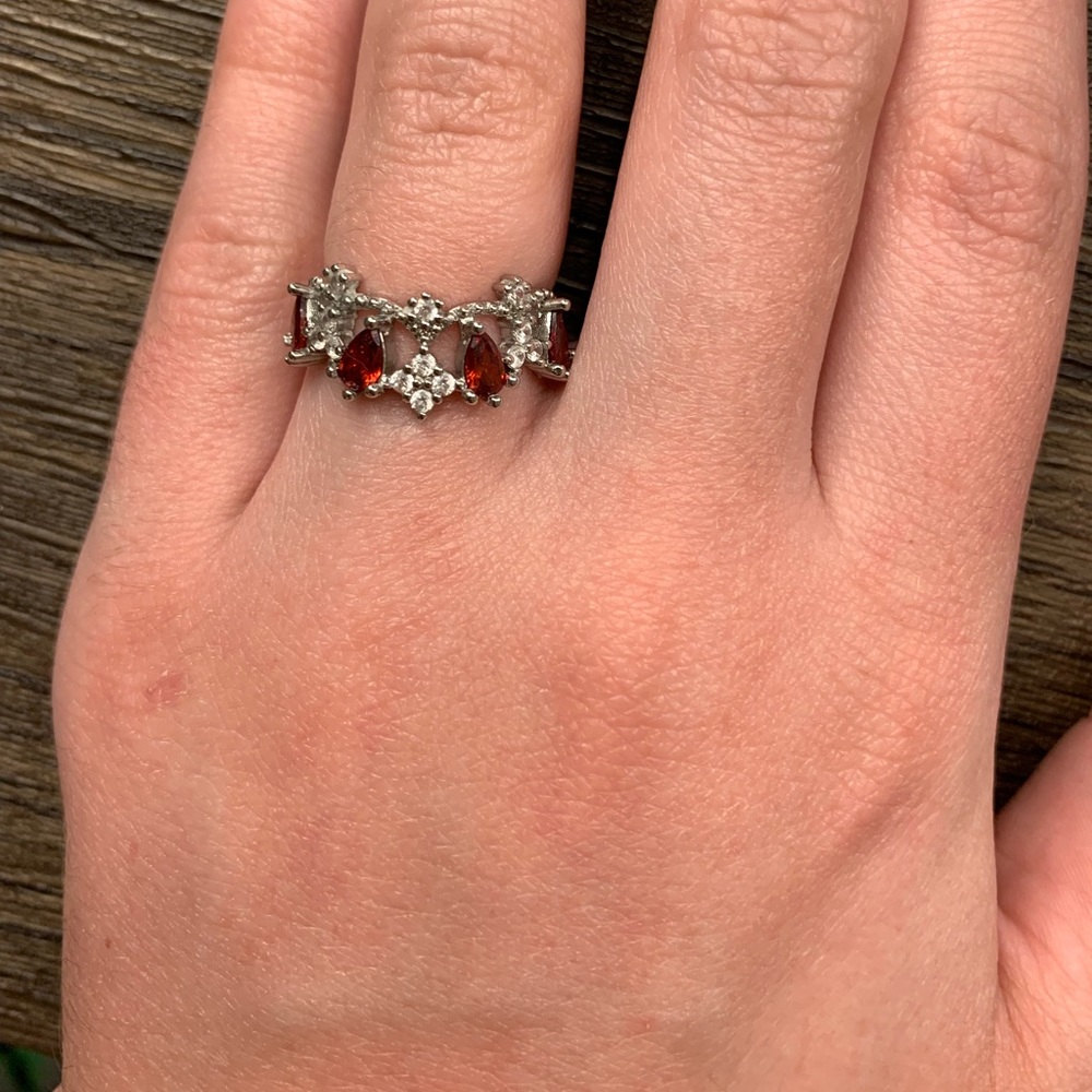 Ruby red ring